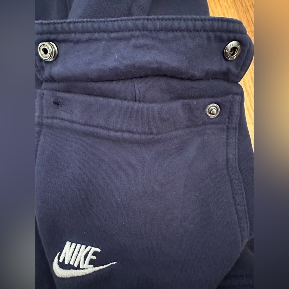 Nike Black Label Sportswear Club Fleece Cargo Shorts Mens S  Navy (T) - Picture 5 of 10